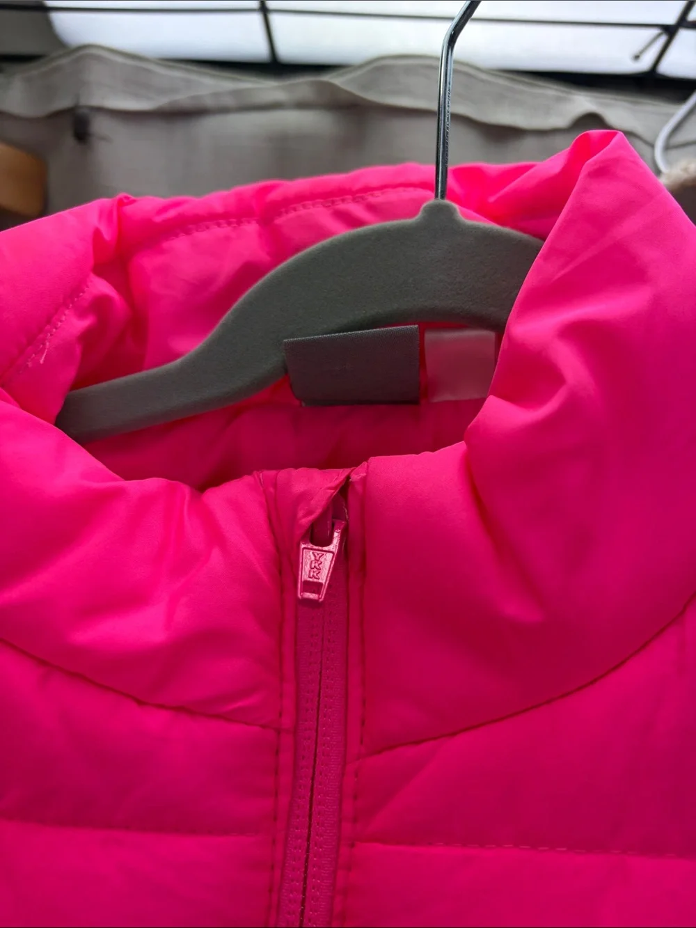 Puma Bright Pink Quilted Kids Puffer Vest